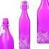 Бутылка 500мл стекло с крышкой ФИОЛЕТОВЫЙ LR (28173-2)