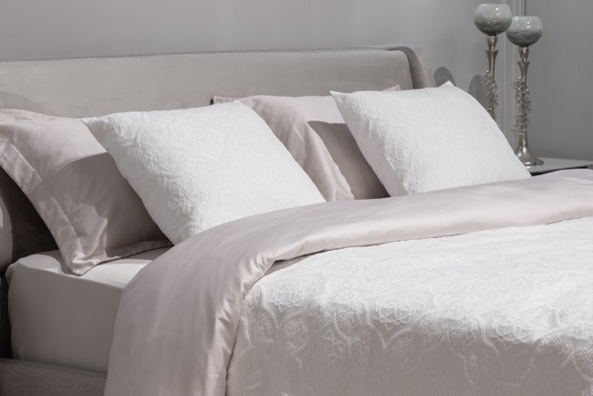 Покрывало Тиара белое 240*260 (TT-00008613)