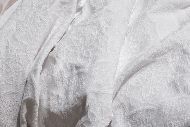 Покрывало Тиара белое 240*260 (TT-00008613)