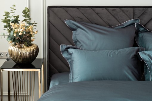 Простыня на резинке сатин зеленый 90*200*22 (TT-00013244) Простыня на резинке сатин зеленый 90*200*22 (TT-00013244)