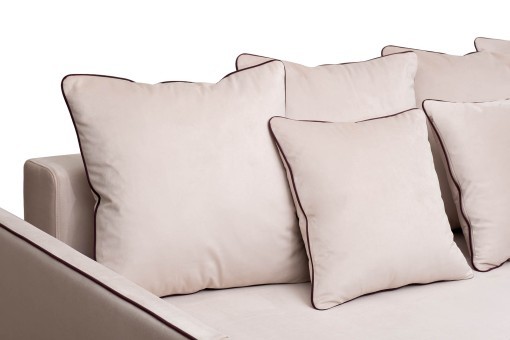 Диван Mores(K)/VD кант трехмест.раскл. велюр беж. Colton 002-BEG 226*103*94 (TT-00014670)