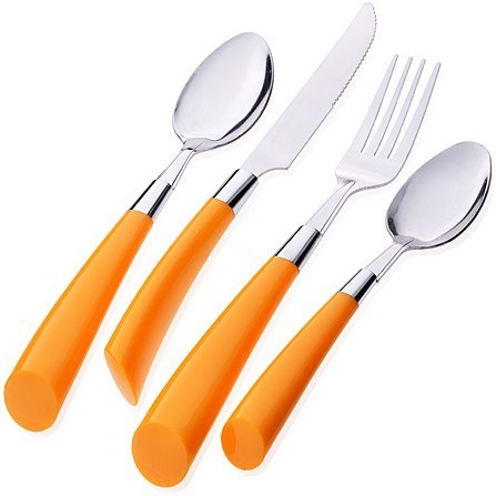 Набор столовых приборов 25пр ОРАНЖЕВЫЙ Mayer&Boch (20687-2)
