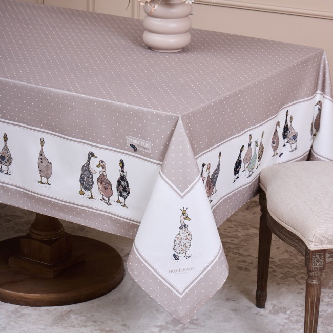 Скатерть "family farm" 160х220см , 100% хлопок, капучино, твил, пропитка Lefard (850-749-21) Скатерть "family farm" 160х220см , 100% хлопок, капучино, твил, пропитка Lefard (850-749-21)
