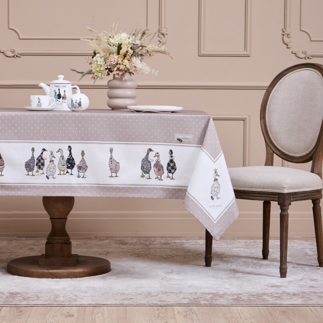 Скатерть "family farm" 160х220см , 100% хлопок, капучино, твил, пропитка Lefard (850-749-21) Скатерть "family farm" 160х220см , 100% хлопок, капучино, твил, пропитка Lefard (850-749-21)