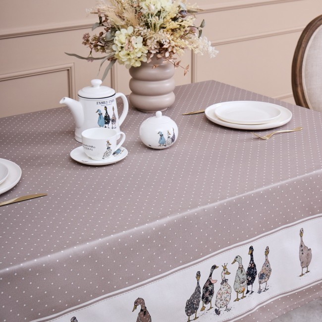 Скатерть "family farm" 160х220см , 100% хлопок, капучино, твил, пропитка Lefard (850-749-21) Скатерть "family farm" 160х220см , 100% хлопок, капучино, твил, пропитка Lefard (850-749-21)