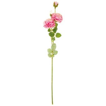 Цветок искусственный "пионовидная роза розовая", 63 см. Lefard (21-2023)