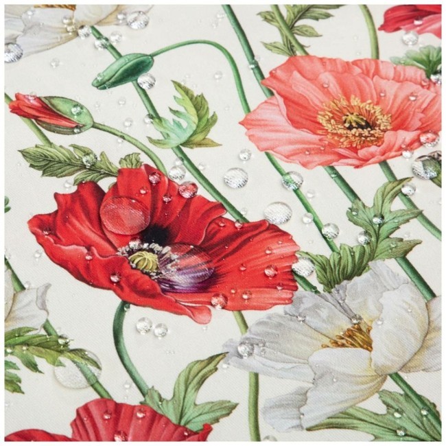 Скатерть "маки" 140х180 ,кремовый, 100% хлопок с пропиткой,твил Lefard (850-731-23) Скатерть "маки" 140х180 ,кремовый, 100% хлопок с пропиткой,твил Lefard (850-731-23)