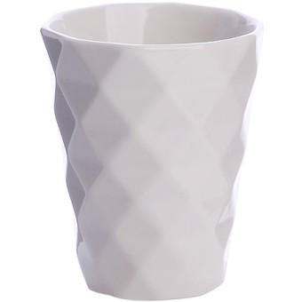 Кружка 340мл с рельефом White LR (9-31354-1) Кружка 340мл с рельефом White LR (9-31354-1)