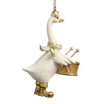 Елочное украшение "гусь" 7х4х11 см Lefard (162-1303)
