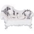 Фигурка "белый диван" с музыкой, вращением и подсветкой 21,5*11*13,5 см Lefard (868-107)