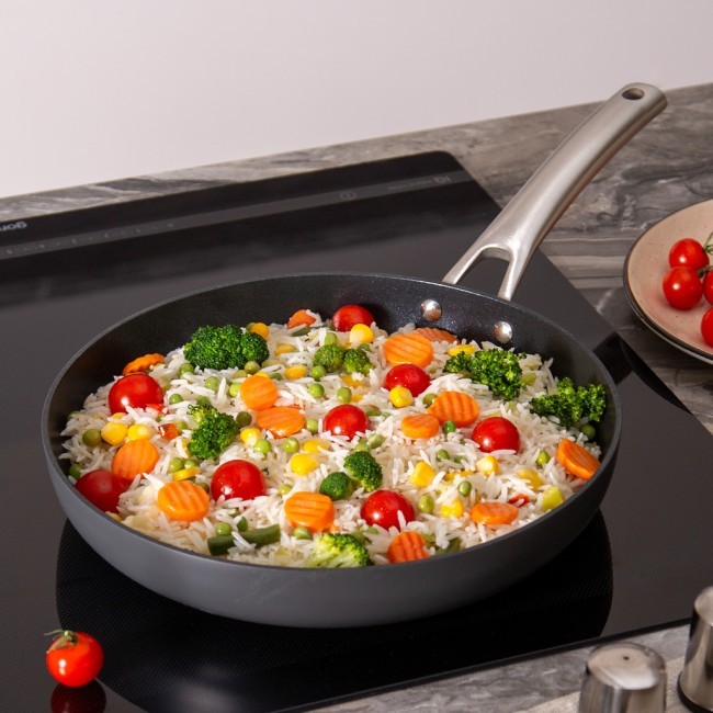 Сковорода c антипригар. 3х слойным покрыт. daikin, серия "chef" agness 28*5.0cm, анодирован.алюминий Agness (947-109) Сковорода c антипригар. 3х слойным покрыт. daikin, серия "chef" agness 28*5.0cm, анодирован.алюминий Agness (947-109)