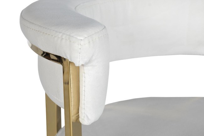 Стул барный, велюр светло-серый/золото  49*55*85 (TT-00002868) Стул барный, велюр светло-серый/золото  49*55*85 (TT-00002868)