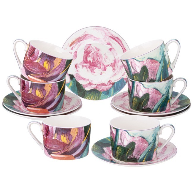 Чайный набор lefard "sentiment" на 6 пер. 12 пр. 250 мл Lefard (275-1273)