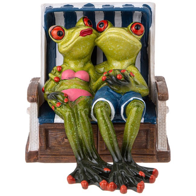 Фигурка декоративная "лягушки на отдыхе" 16х11,2х11,2 см Lefard (146-2104)
