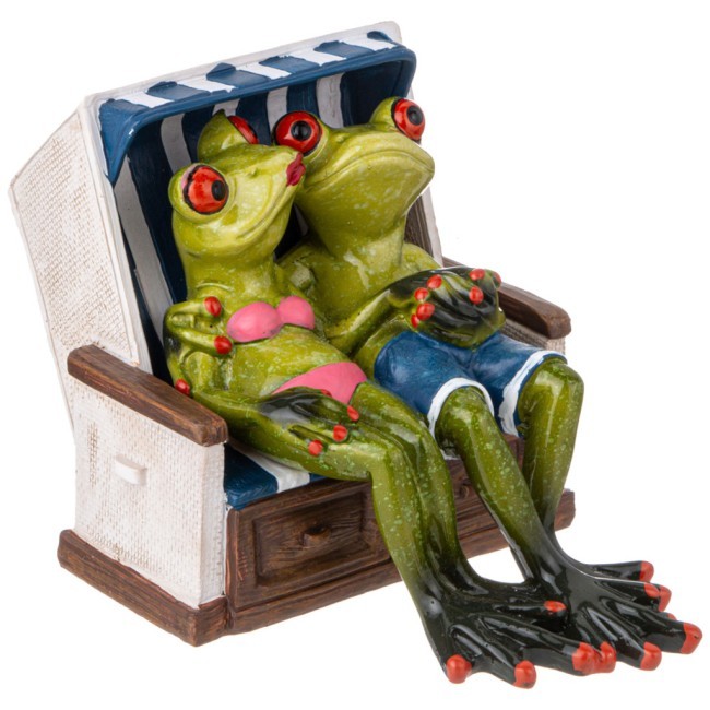 Фигурка декоративная "лягушки на отдыхе" 16х11,2х11,2 см Lefard (146-2104)