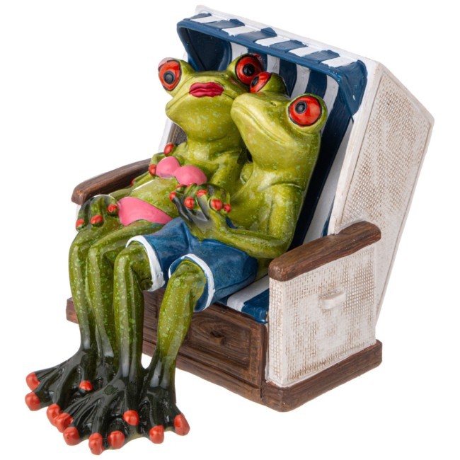 Фигурка декоративная "лягушки на отдыхе" 16х11,2х11,2 см Lefard (146-2104)