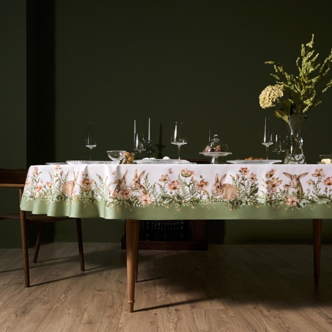 Скатерть овальная "sense" ,180х300см ,зеленый,100%хлопок ,твил Lefard (850-753-42) Скатерть овальная "sense" ,180х300см ,зеленый,100%хлопок ,твил Lefard (850-753-42)