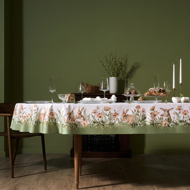 Скатерть овальная "sense" ,180х300см ,зеленый,100%хлопок ,твил Lefard (850-753-42) Скатерть овальная "sense" ,180х300см ,зеленый,100%хлопок ,твил Lefard (850-753-42)