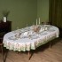 Скатерть овальная "sense" ,180х300см ,зеленый,100%хлопок ,твил Lefard (850-753-42) Скатерть овальная "sense" ,180х300см ,зеленый,100%хлопок ,твил Lefard (850-753-42)