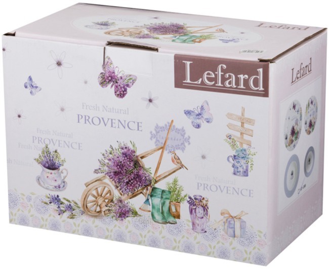 Столовый сервиз "лавандовая весна" на 6 персон 24 пр. диаметр=22/19/23/13 см. Lefard (87-098)