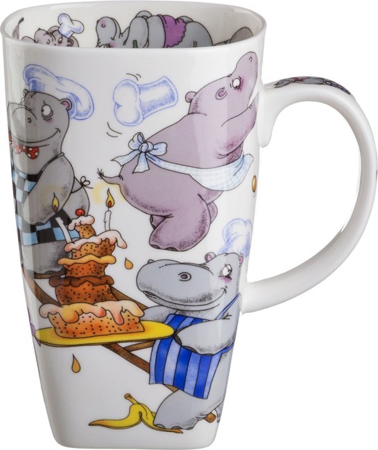 Кружка lefard "бегемоты" 650 мл Lefard (264-403) Кружка lefard "бегемоты" 650 мл Lefard (264-403)