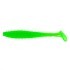 Виброхвост Helios Shaggy 3,35"/8,5 см, цвет Electric green 5 шт HS-16-007 (77767)