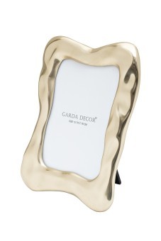 Фоторамка декоративная метал. цвет золото 18*2,5*24см (TT-00011258)