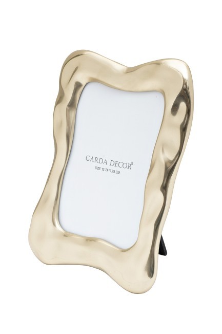 Фоторамка декоративная метал. цвет золото 18*2,5*24см (TT-00011258)