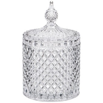 Емкость для хранения "diamant" 10,5*10,5*17см Lefard (355-309)