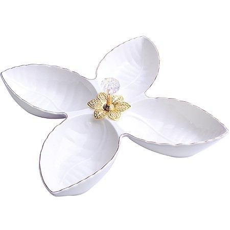 Менажница фарф 4сек 25,5х25,5х5 LR (60041)