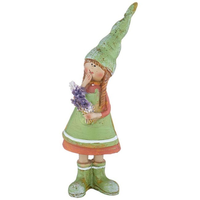 Фигурка "лавандовая фея" 4*3.5*15 см Lefard (146-1666)