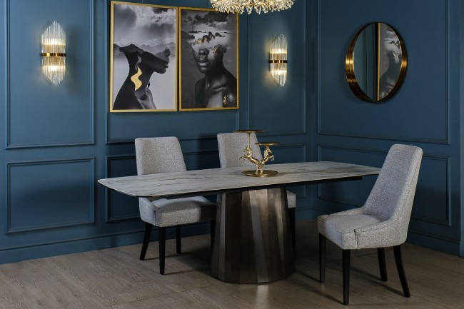 Стул Elegante рогожка св.серый Santo1400-SVSER 56*65*101см (TT-00012733)