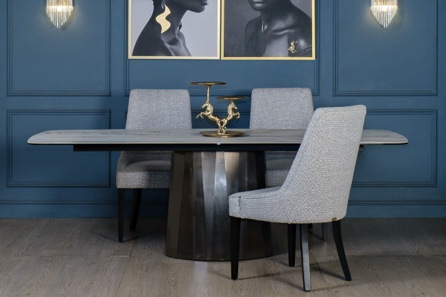 Стул Elegante рогожка св.серый Santo1400-SVSER 56*65*101см (TT-00012733)