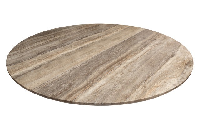 Стол обеденный d150*76см каменная столешница, шпон (TT-00012992)