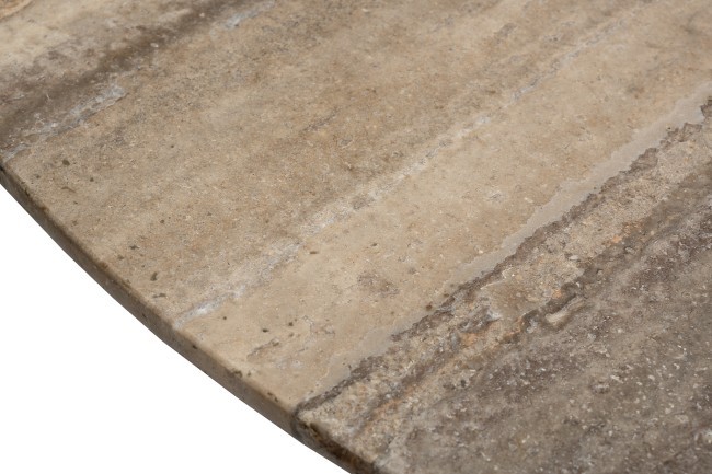 Стол обеденный d150*76см каменная столешница, шпон (TT-00012992)