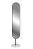 Зеркало напольное овальное рама черная d35*169см (TT-00013866)
