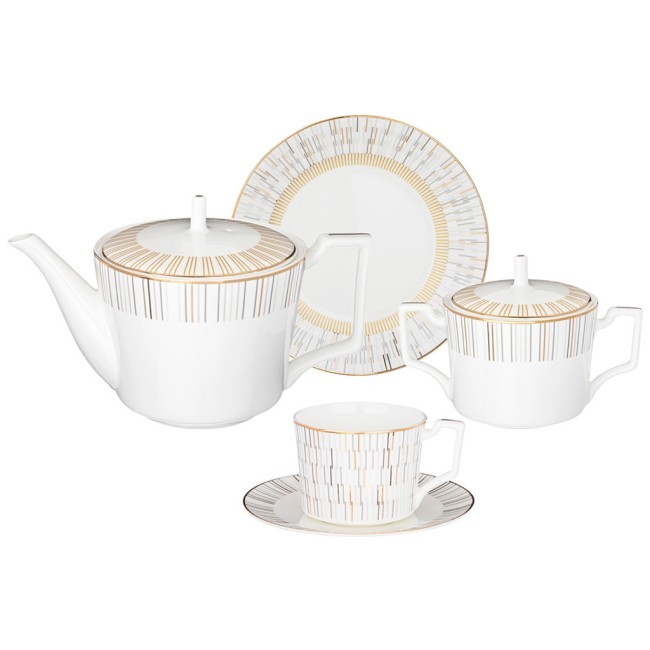 Чайный сервиз lefard "aurora" на 6 пер. 20 пр. 1000/300/250 мл Lefard (440-262) Чайный сервиз lefard "aurora" на 6 пер. 20 пр. 1000/300/250 мл Lefard (440-262)