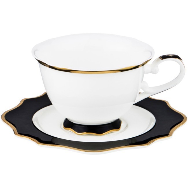 Чайный набор на 6 персон "блэк квадро" 12пр. 200 мл Lefard (586-359) Чайный набор на 6 персон "блэк квадро" 12пр. 200 мл Lefard (586-359)