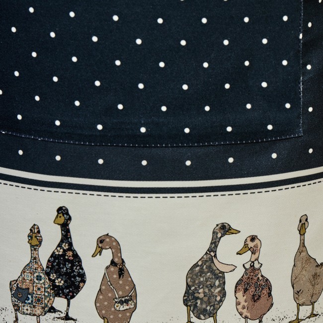 Фартук "family farm", 85х70см 100% хлопок,синий, кайма,твил,пропитка Lefard (850-742-73)