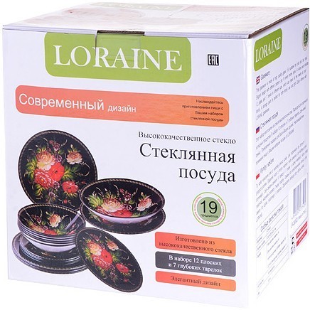 Набор стеклянной посуды 19 пр LR (28330) Набор стеклянной посуды 19 пр LR (28330)