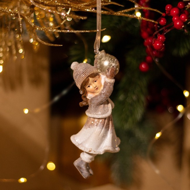 Елочное украшение "девочка" 4х4х12 см Lefard (162-1301) Елочное украшение "девочка" 4х4х12 см Lefard (162-1301)