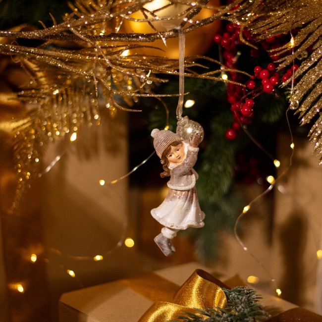 Елочное украшение "девочка" 4х4х12 см Lefard (162-1301) Елочное украшение "девочка" 4х4х12 см Lefard (162-1301)