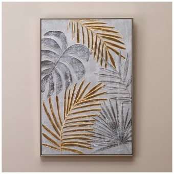 Картина в раме "пальмовые листья" 62х92х4,5 см Bronco (534-202)