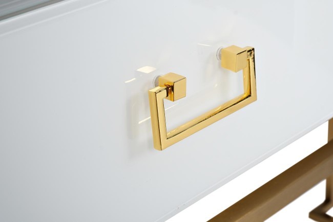 Консоль 2 ящика белая/золото 120*42*77см (TT-00004100) Консоль 2 ящика белая/золото 120*42*77см (TT-00004100)