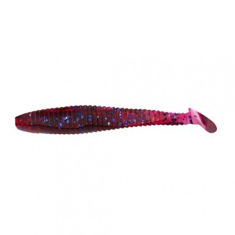 Виброхвост Yaman PRO Flatter Shad, р.5 inch, цвет #04 - Grape (уп.4 шт) YP-FS5-04 (87797)