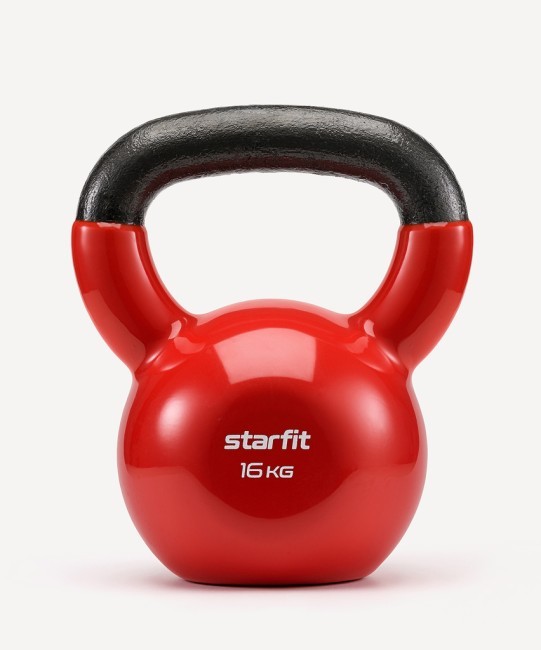 Гиря виниловая STARFIT DB-401, 16 кг, красный (2103604)