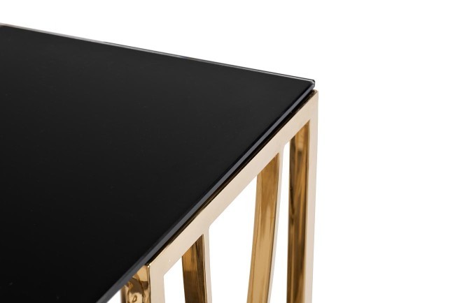 Консоль стекло черн./золото 120*40*78см (TT-00004424) Консоль стекло черн./золото 120*40*78см (TT-00004424)