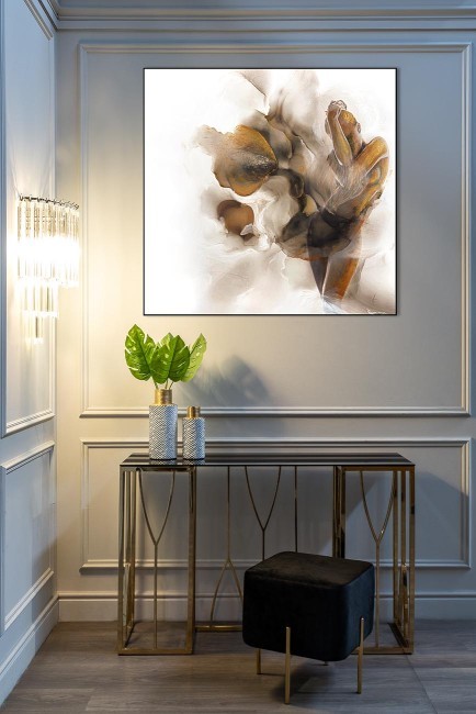 Консоль стекло черн./золото 120*40*78см (TT-00004424) Консоль стекло черн./золото 120*40*78см (TT-00004424)