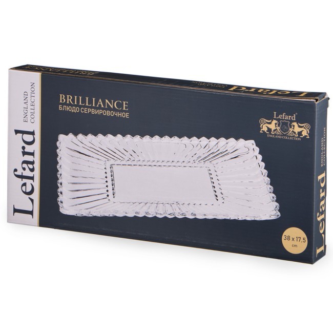 Блюдо сервировочное "brilliance" прямоугольное, 38*17,5*3,5 см Lefard (691-143)