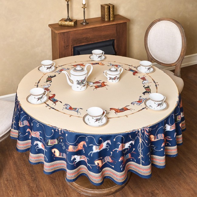 Скатерть круглая "passage" 220см ,бежевый, 100% хлопок,твил,пропитка Lefard (850-758-26) Скатерть круглая "passage" 220см ,бежевый, 100% хлопок,твил,пропитка Lefard (850-758-26)